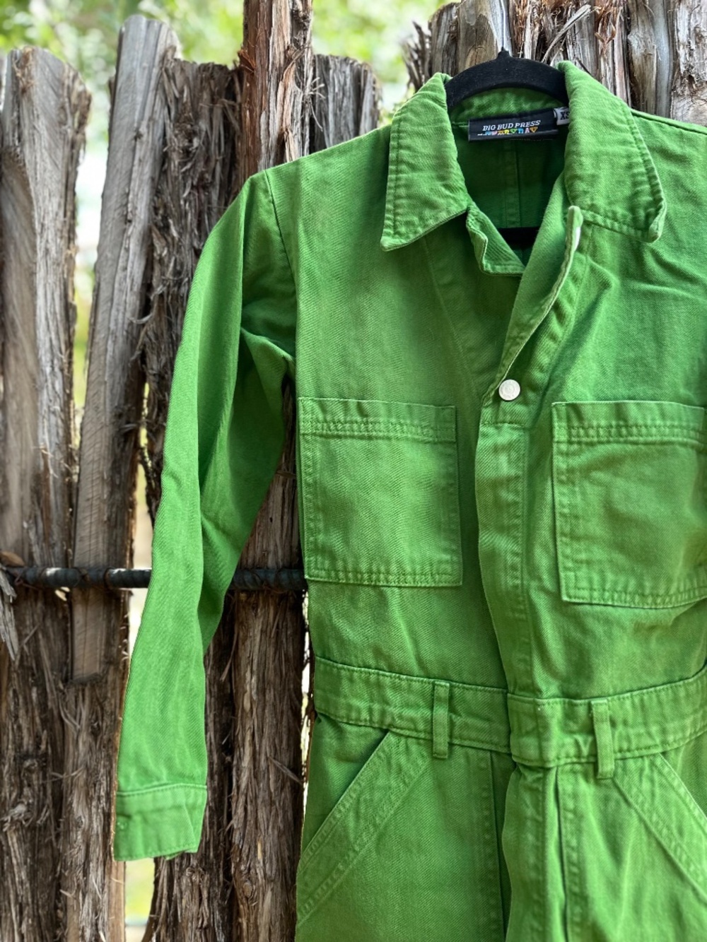 Big Bud Press Long Sleeved Green Jumpsuit in XS